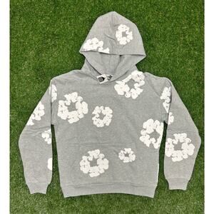 *BRAND NEW - Denim Tears “Gray” Hoodie - Ready To Ship🚚💨 Size m